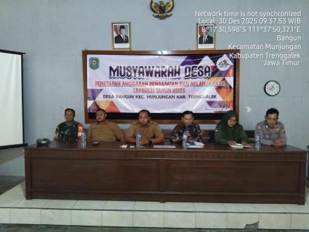 MUSYAWARAH DESA (MUSDES) PENETAPAN APBDES TAHUN ANGGARAN 2026